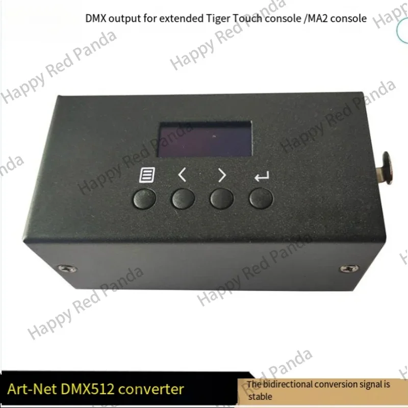 1-Channel Artnet to DMX512 Converter Stage Lighting Network Extension MA2 Tiger Console Network Decoder