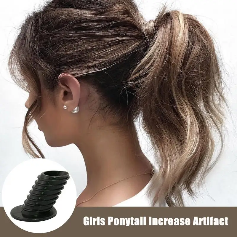 Fashion Elegant Women Ponytail Increase Artifact Ladies Girls Hair Styling Braid Tool DIY Hair Thickening Pad Accessories