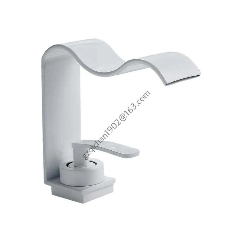 

X7AB 304 Stainless Steel Waved Design Water Faucet for Sink with Easy Installation