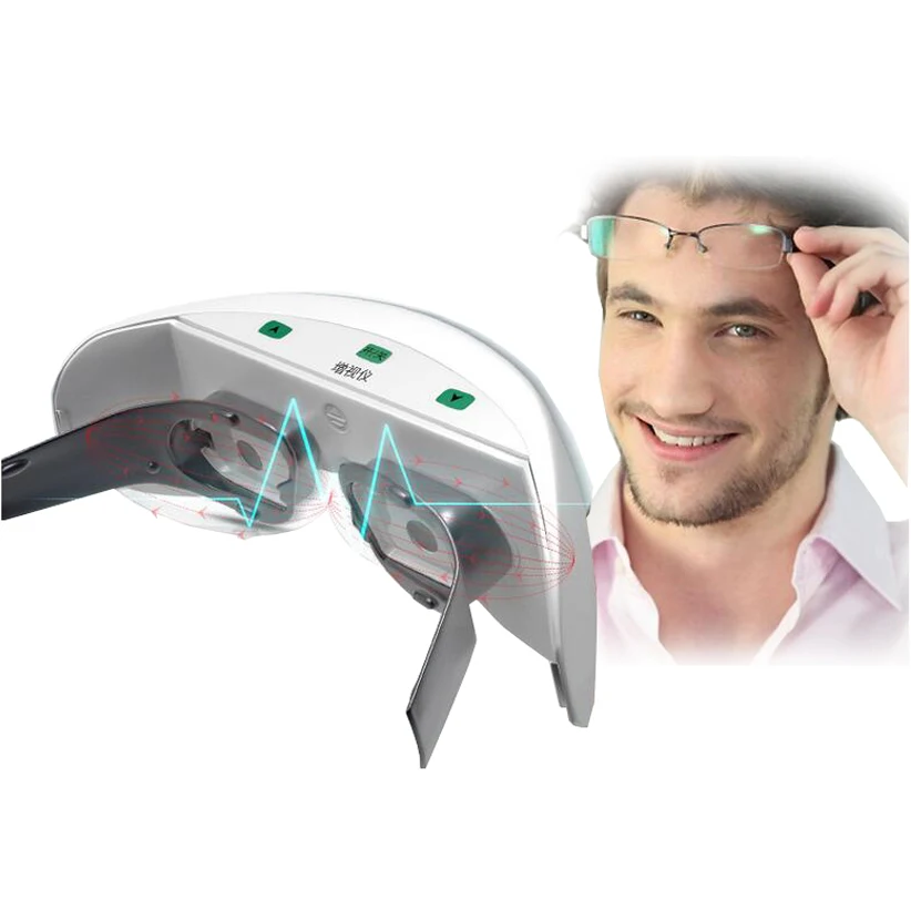 Customizable Optics 3D Eye Massager Restore Myopia Glasses EMS Acupressure Eye Care Head Massage Three months to restore