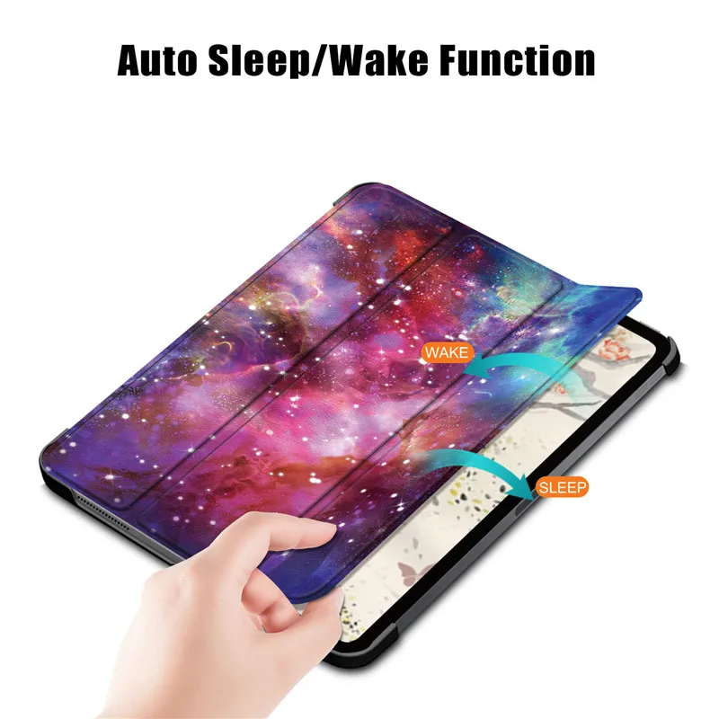 Tablet Cover For iPad Air Case 10.9  Model A2324 A2072 Folding Leather Cover Coque For iPad Air 4 Case 2020 Auto sleep/Wake up