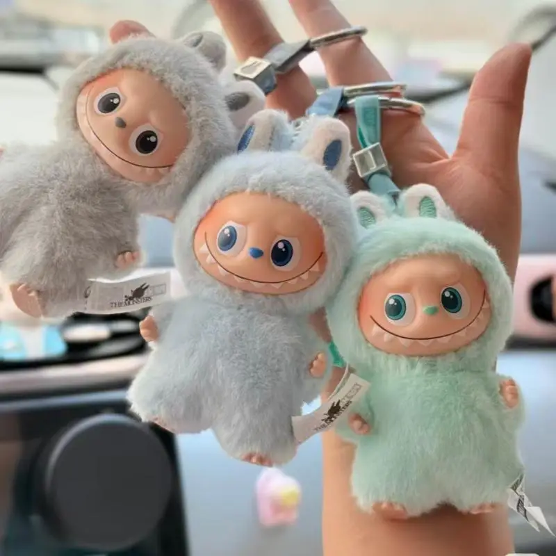 Oryginalny Popmart Bubble Mart Labubu Heart Password Pendant Blind Box Mini Labbub 4.0 Śliczne Prezenty Świąteczne Dekoracja Torby