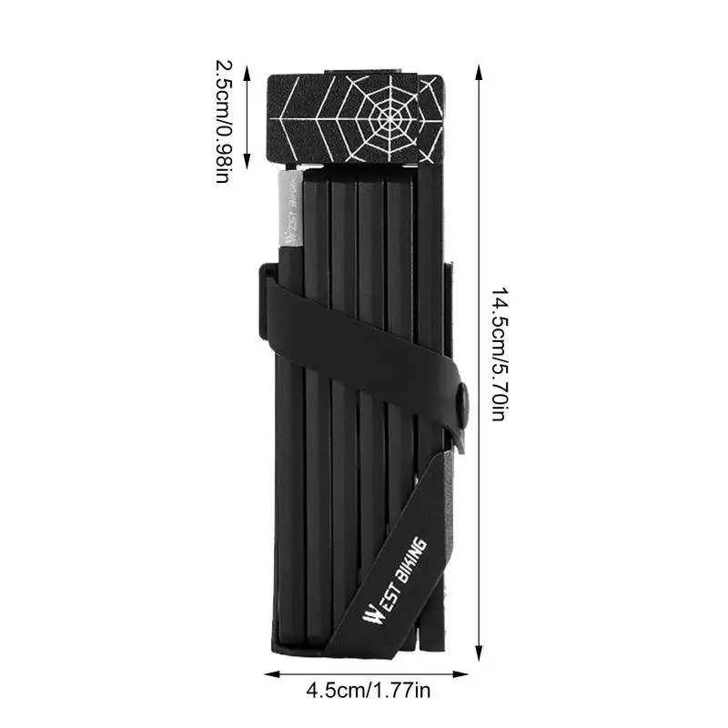 Candado de bicicleta en U para bicicletas, cerraduras de bicicleta de alta resistencia con 2 llaves para carretera, montaña, bicicleta eléctrica y plegable, motocicleta eléctrica