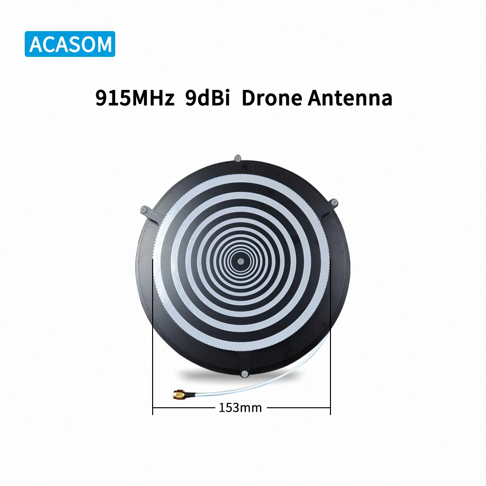 Antena alta do impulsionador do amplificador do ganho de FPV, sentido do zangão, construtor, 915MHz, 900MHz, 928MHz, 940MHz