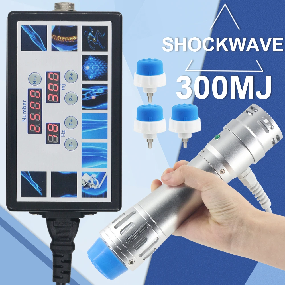 

300MJ Shockwave Therapy Machine For Physical ED Treatment Massage Relieve Body Muscle Pain Professional Shock Wave Massager New