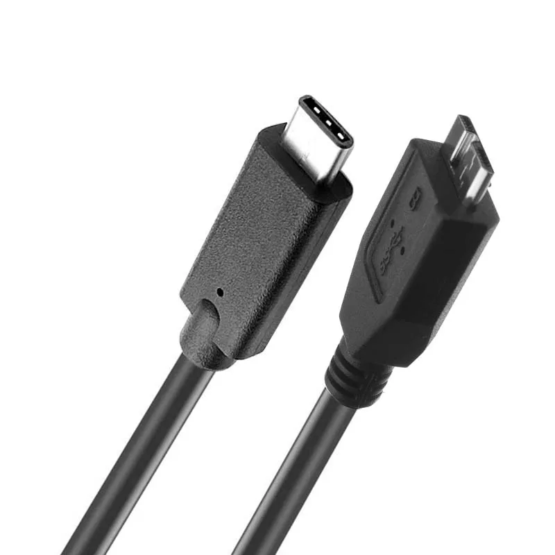 USB C to Micro B 3.0 cable Short 5Gbps USB 3.1 USB-C to USB 3.0-Micro B data Sync cord for Hard Drive Disk HDD SSD cable WD