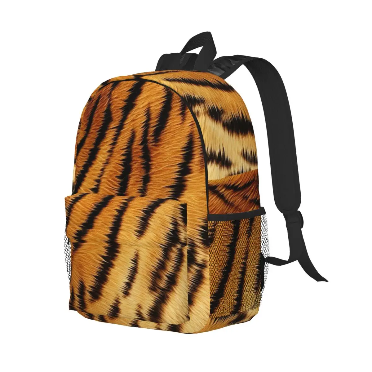 Tiger Skin Backpack Student Boys Girls BookBag Men Women School Bag Laptop Shoulder Bags
