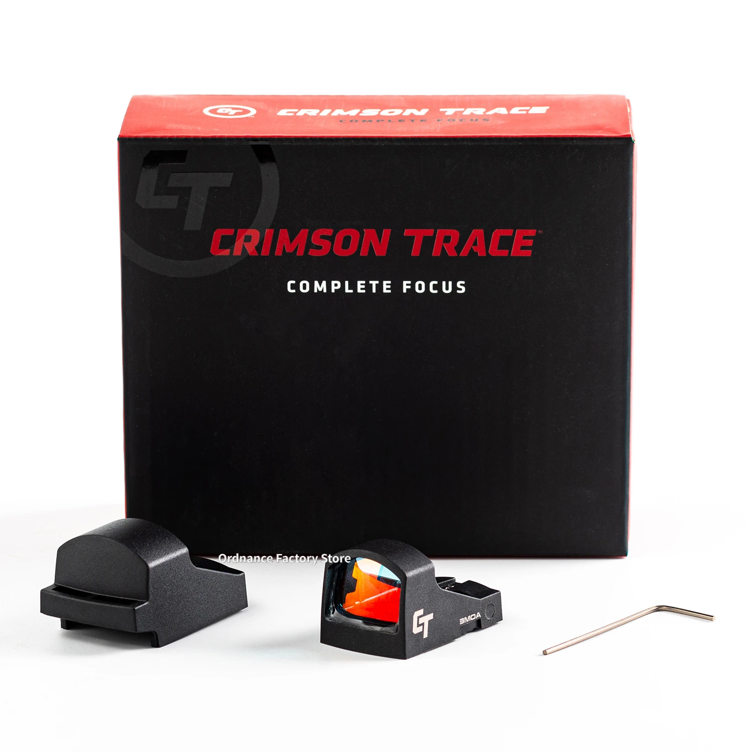 Crimson Trace CTS-1550 Ultra Compact Open Reflex Pistol Sight with LED 3.0 MOA Red Dot and Integrated Co-Witness for Handguns