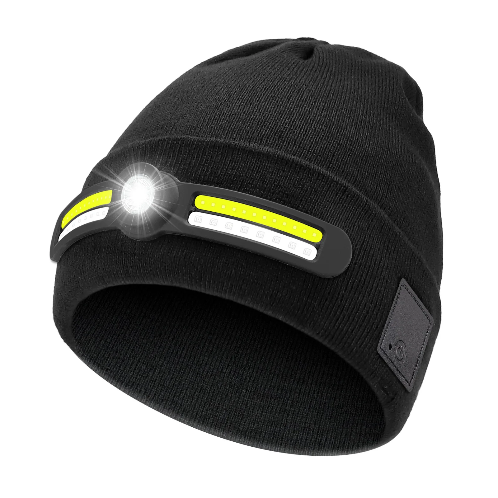 Casquette de casque avec lumière LED de sécurité Rechargeable, amovible, lavable, course de nuit, cyclisme, randonnée, éclairage coloré, cadeaux de noël