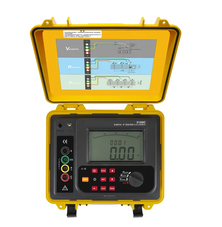 

XZTY3100C Digital Earth Resistance/Earth Voltage Test/Soil Resistivity Tester