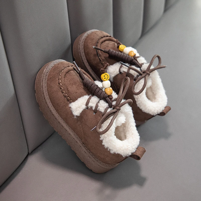 

Children Casual Shoes Autumn Winter Boots Boys Shoes Fashion Leather Soft Antislip Girls Boots 26-36winter boots for kids