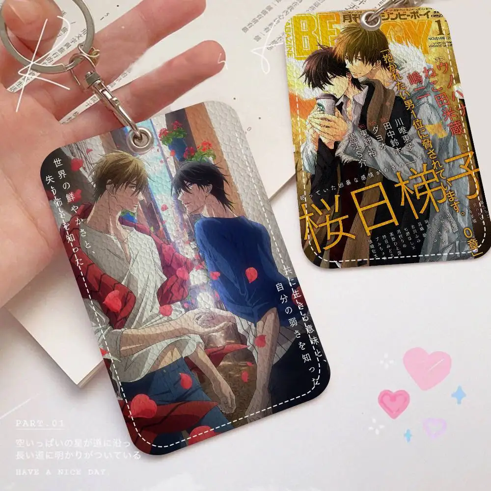 Dakaretai Otoko 1-i Ni Odosarete Imasu المفاتيح حاملي بطاقات كيرينغ البنك حافلة معرف بطاقات الائتمان سلاسل حلقية رئيسية #5