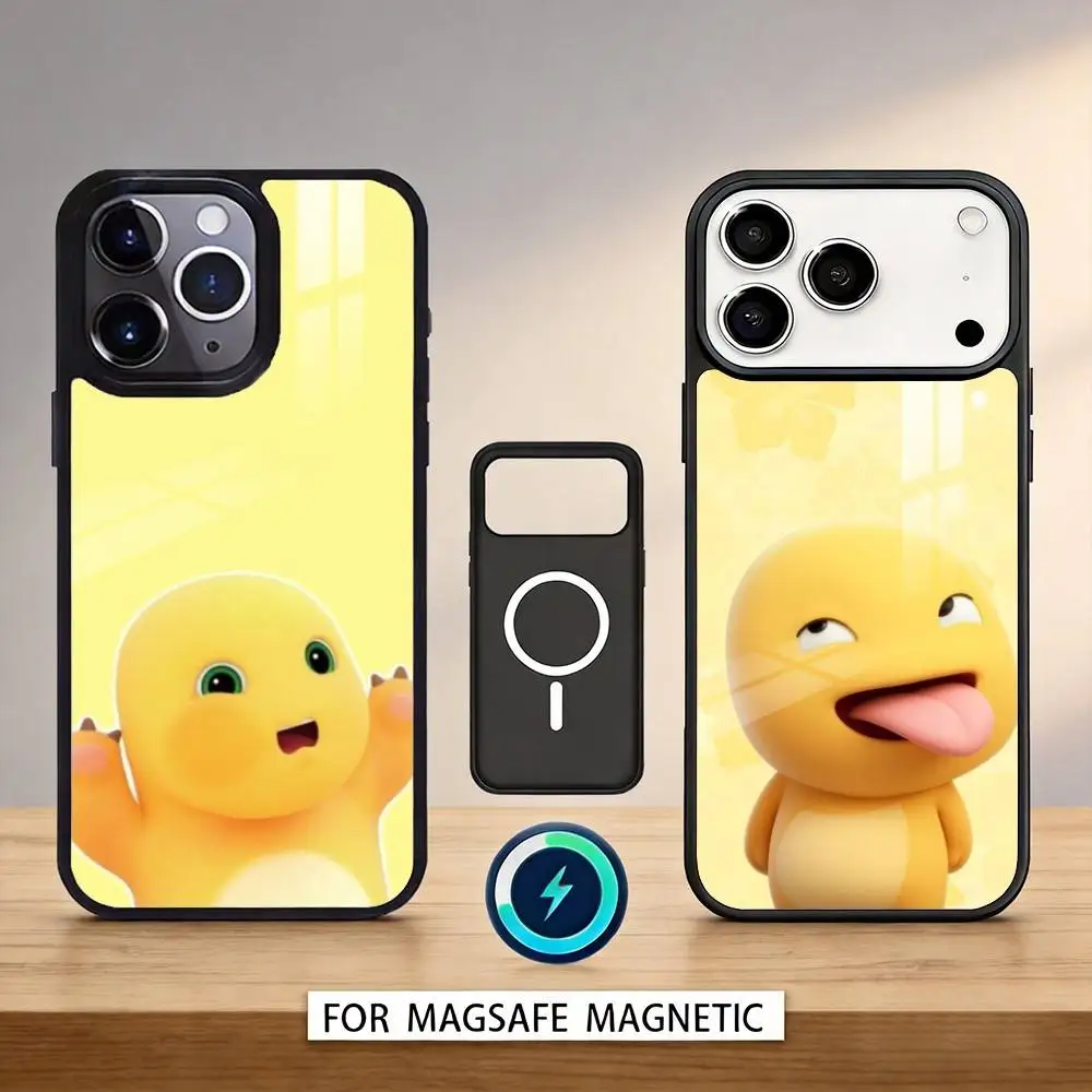 

Funny N-Nailong Phone Case Magnetic For iPhone17 16 15 14 13 12 Pro Max For Magsafe Wireless Charging Cover