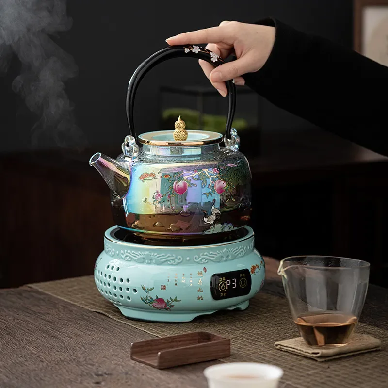 Electric Ceramic Tea Stove Multi Function Warmer Large Capacity Teapot Set Household Automatic Brewing Machine Keep Warm