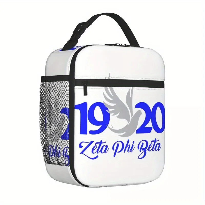 Zeta Phi Beta 1920 Thermal Insulated Lunch Bag for School Portable Food Bag Container Cooler Thermal Lunch Boxes