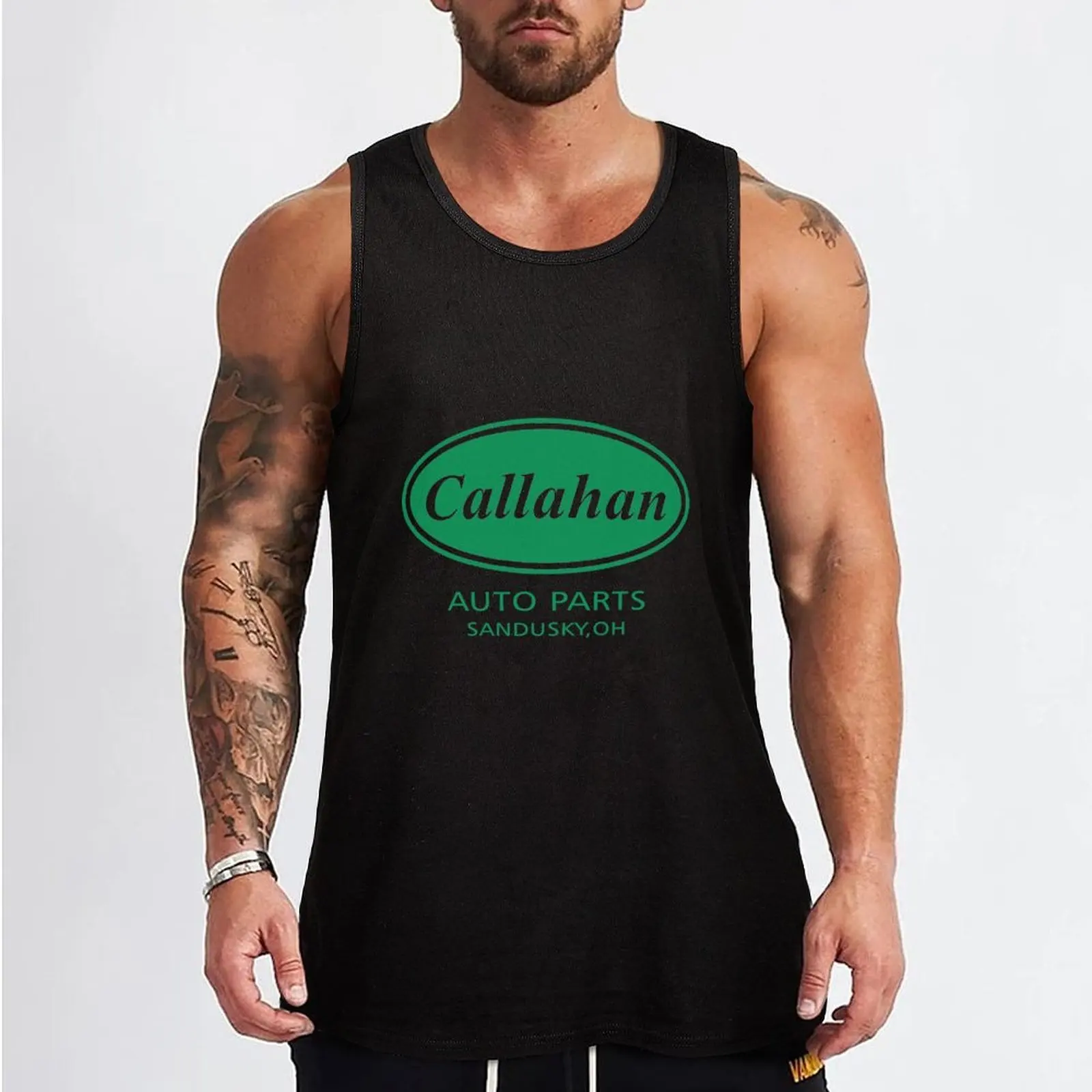 Callahan Auto Parts Tank Top sleeveless vest men Man sleeveless shirt anime clothes anime gym