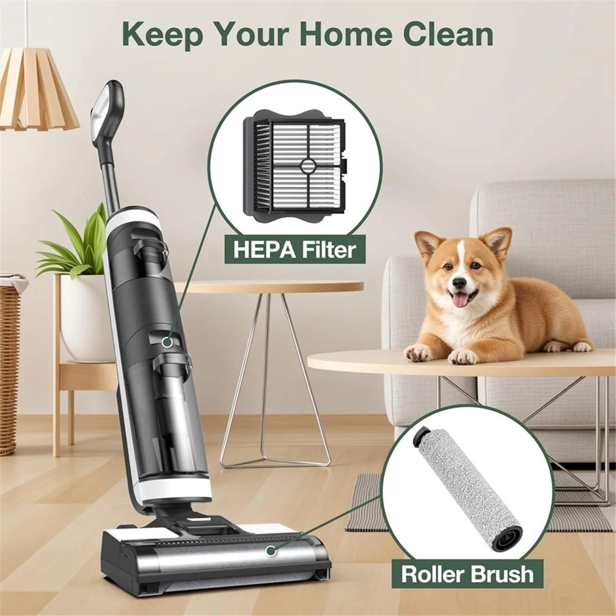 Щеточный валик A20M и набор фильтров HEPA для беспроводных пылесосов IFloor 3/Floor One S3, детали роликовых щеток, фильтры