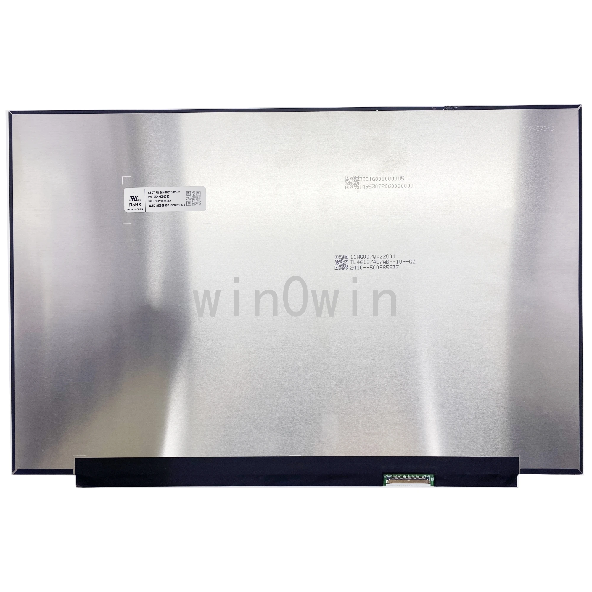 MNG007QX2-2 IPS 16.0'' Original Display Replacement Panel Matrix Laptop LCD screen 1920x1200