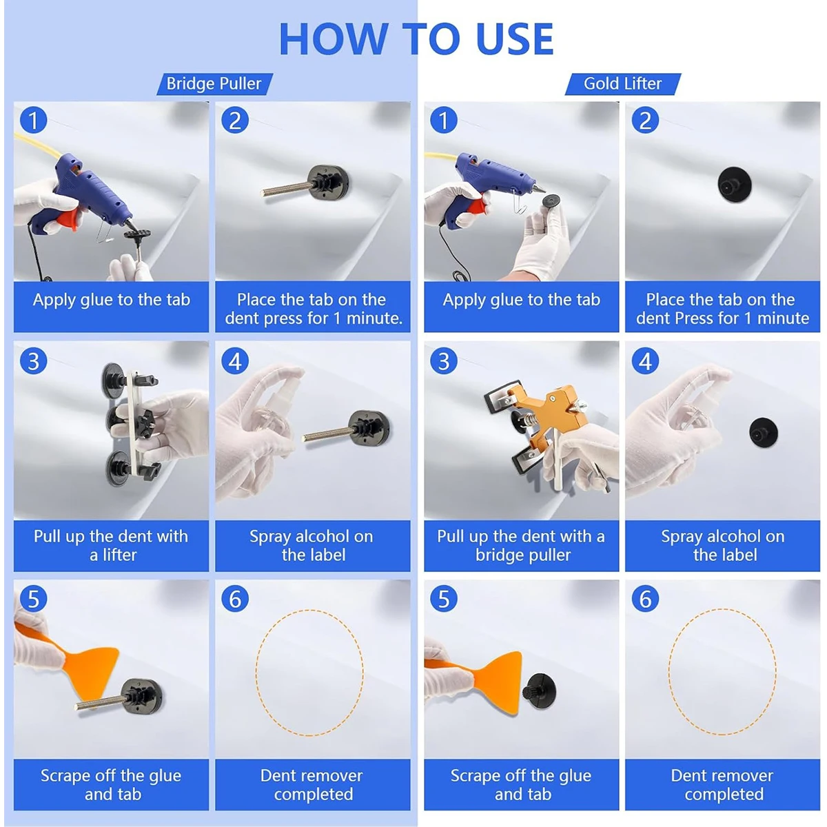 Dent Repair Kit Car Puller Tools Workshop Pdr Paintless For Automotive Desolladura Machine Panel Beating Auto Body Special Tool view 6