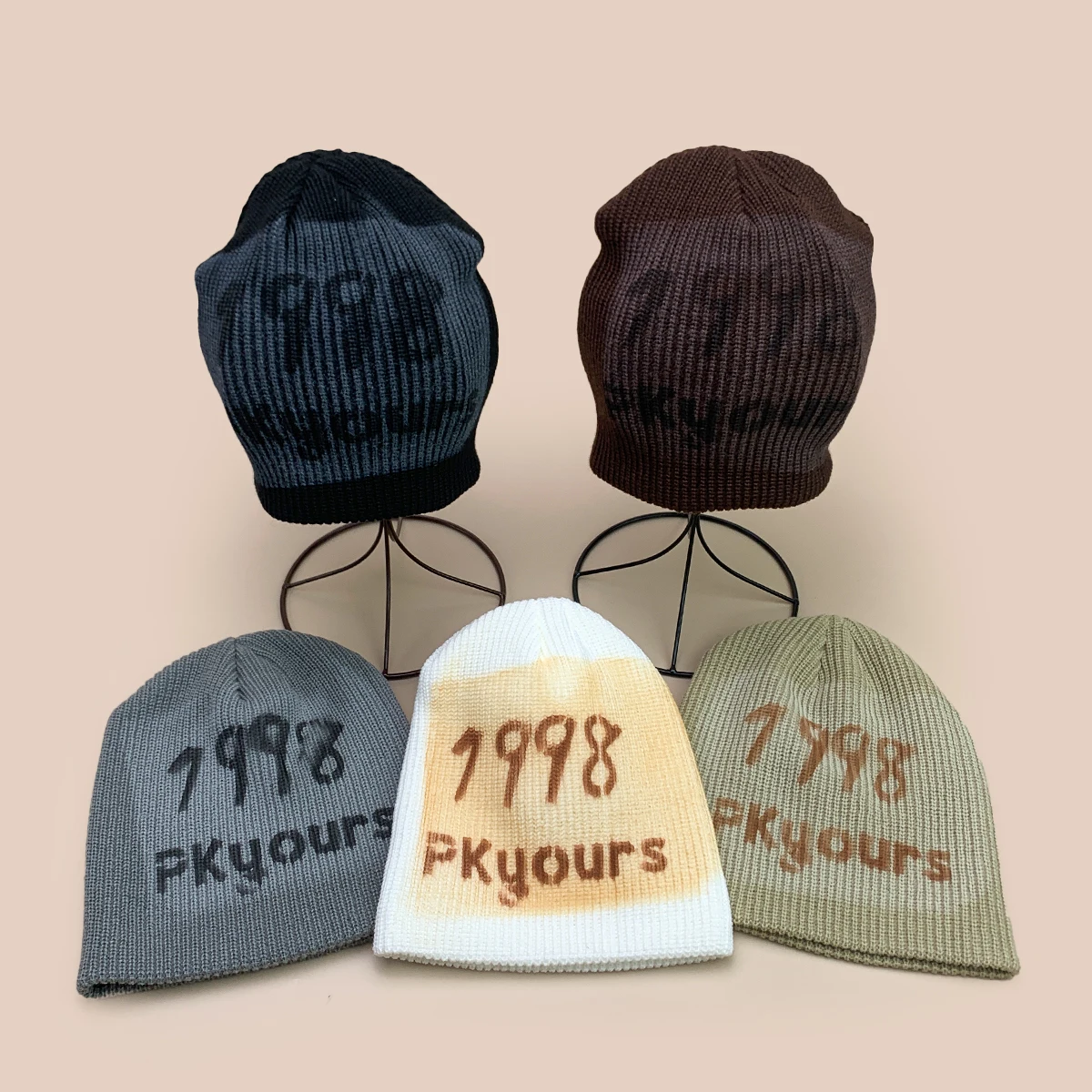 

Bandhnu Jacquard Number Letters Knitted Hats New Men Women Warm Personal Fashion Street Hip-hop Versatile Outdoor ins Beanies