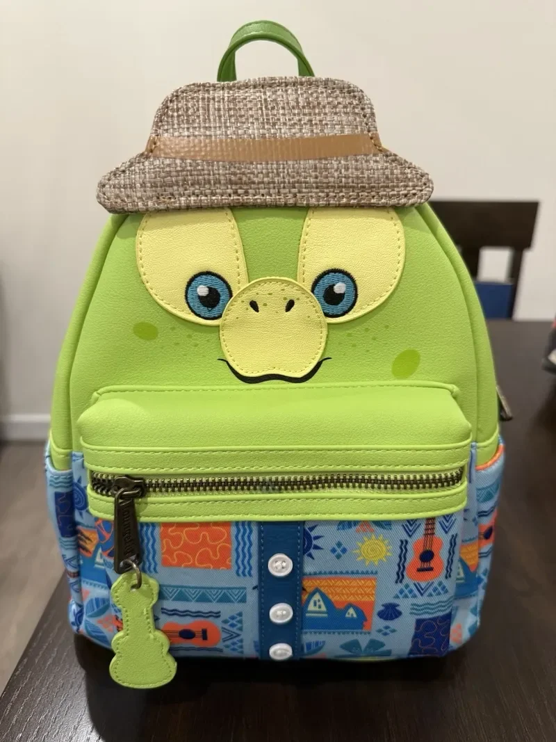 

Disney Mel Olu Aulani Hawaii Resort Cosply Loungefly Backpack Turtle Mini Backpack Cute Embroidered Printed Schoolbag Kids Gifts