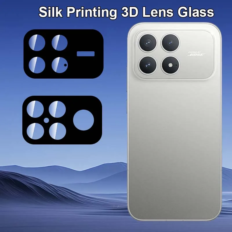 

Защитная пленка из закаленного стекла 9H с шелкографией для камеры Xiaomi Redmi POCO F8 K90 Pro Ultra Max