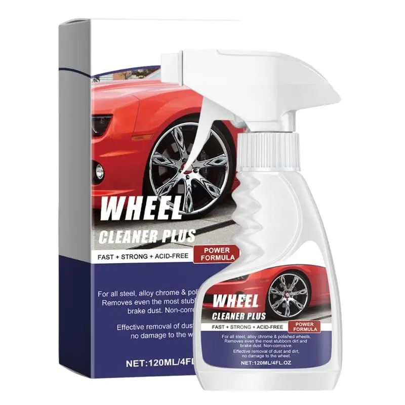 

Rust Remover For Car Rims Powerful Tire Rust Remover 120ML Vehicle Hub Rust Remover Spray Wheel Cleaning Spray Rust Removal