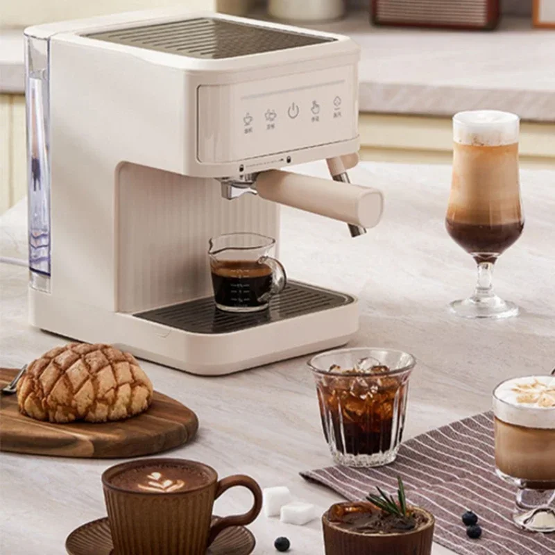Moqiao Light Wake up Semi-automatic Espresso Coffee Machine 110V Small Household Concentrated Steam Brewing All-in-One Machine