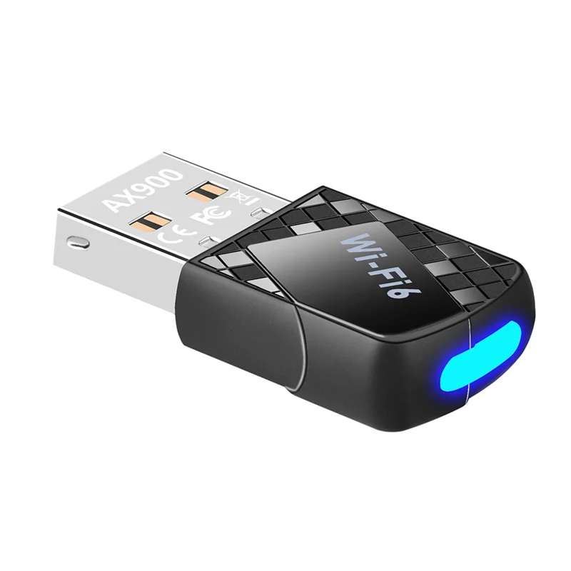 900Mbps USB واي فاي 6 محول AX900 USB دونغل 2.4G 5G ثنائي النطاق لاسلكي WLAN استقبال ل Win10 & Win11-N34R
