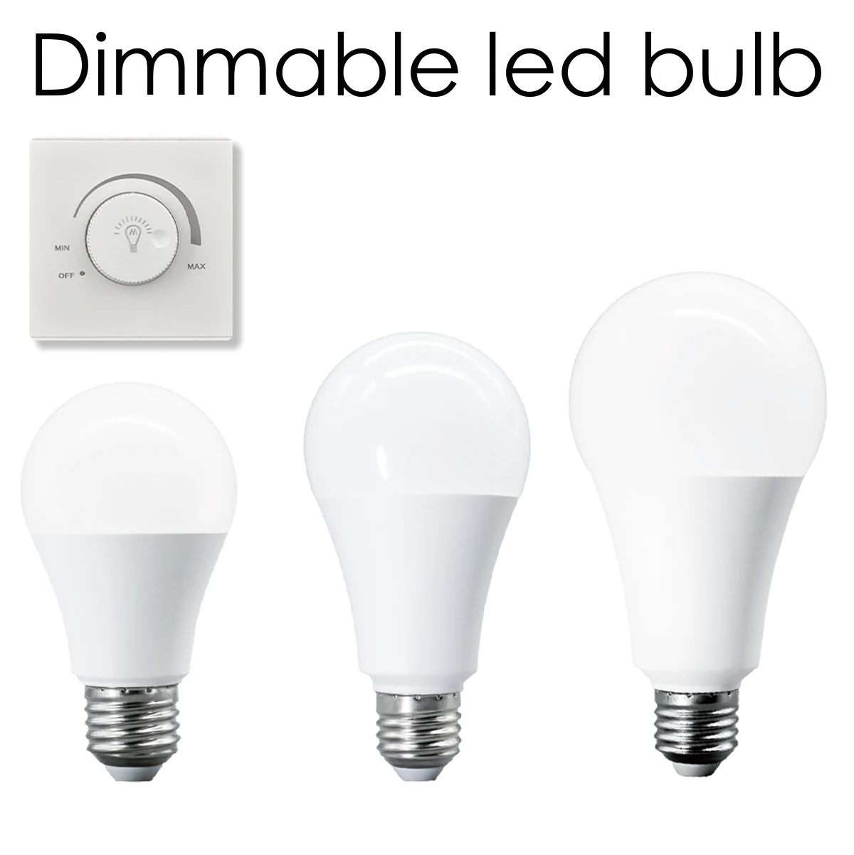 1 to 10 Packs 10W/15W/20W Choice Dimmable E27 LED Light Bulbs Energy Efficient Household Lights Warm & Cool White Indoor Lamp