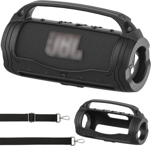 Imagen 2 del producto Accesorios de la funda de silicona Ticosan y debe correa para el altavoz Bluetooth portátil JBL Flip 7