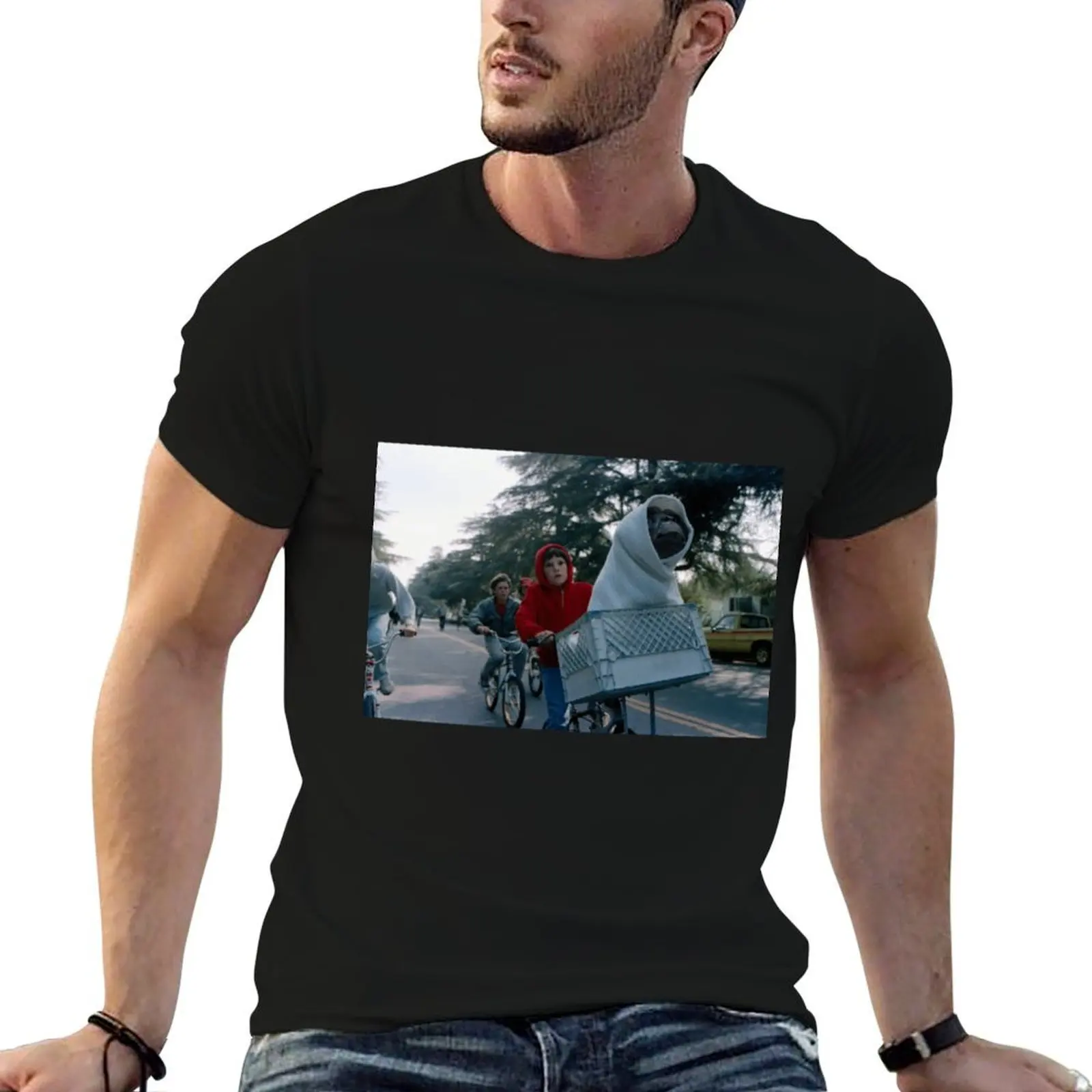 E.T. the Extra Terrestrial Classic . T-Shirt t shirts cotton 100% anime t shirts oversize cotton t shirts man 100% T-Shirt