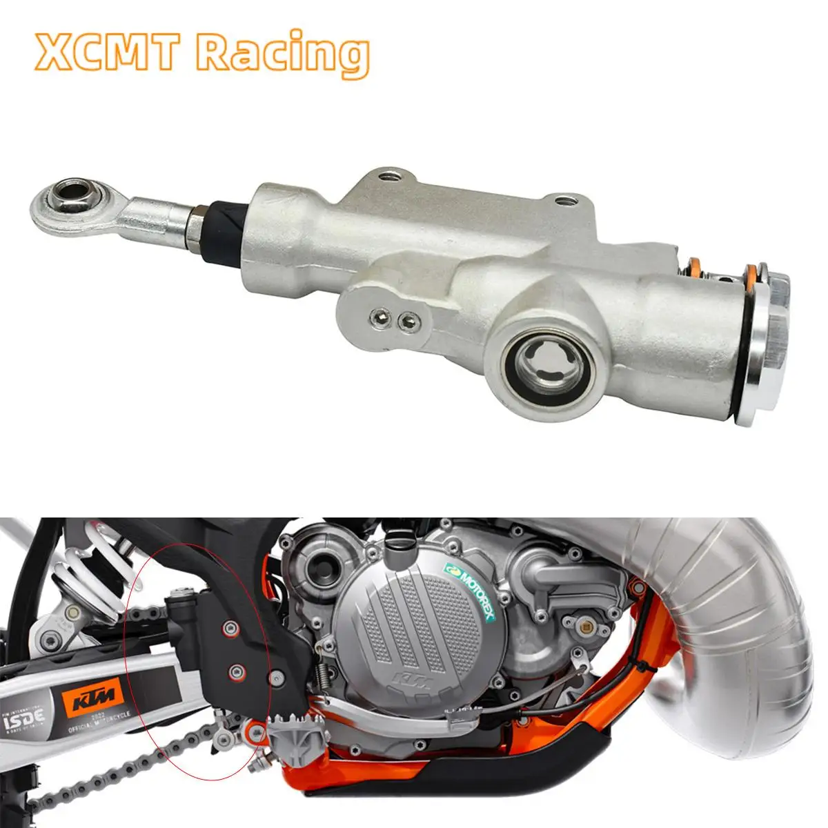 

Motorcycle Rear Hydraulic Brake Master Cylinder Pump For KTM EXC XCW SXF XCFW HUSQVARNA FC FX FE TE 125 250 300 350 450