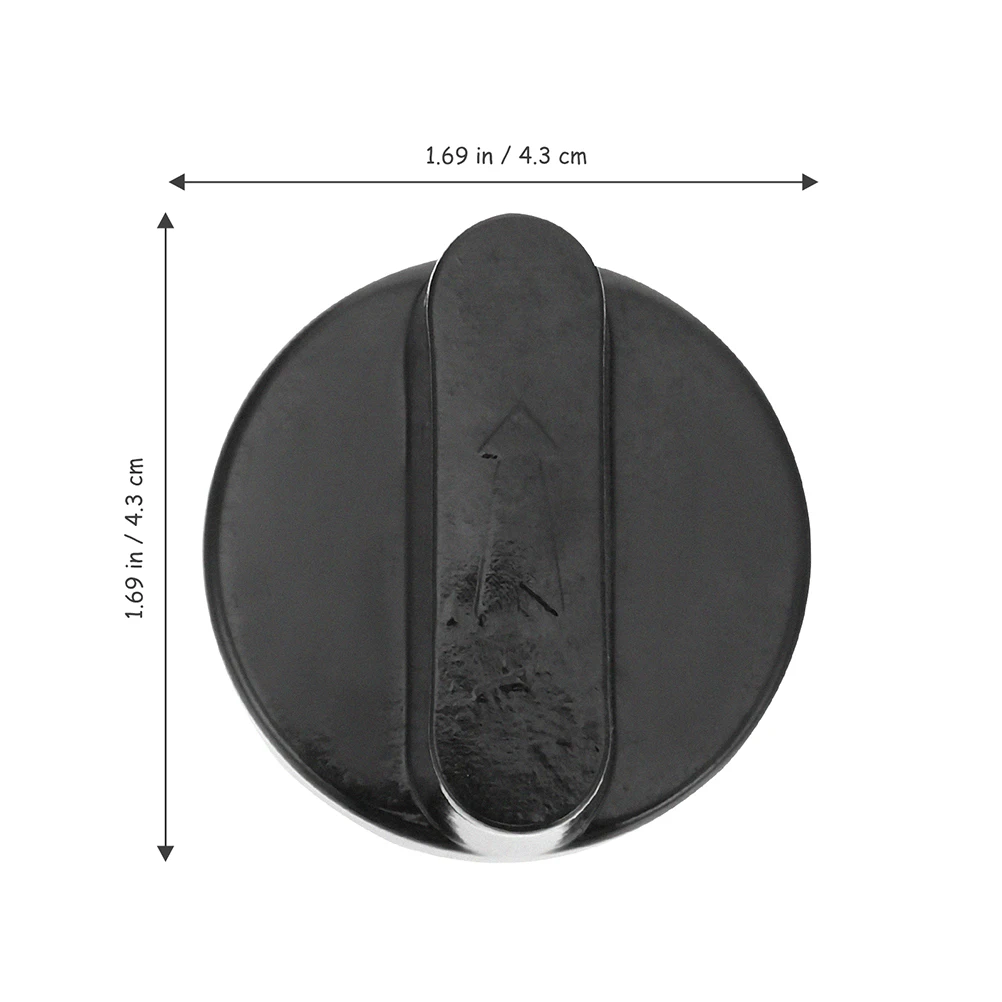 

15 Pcs Replacement Black Plastic Control Knobs Easy Install Kitchen Bar Accessories Gas Cooker Stove Knob Gas