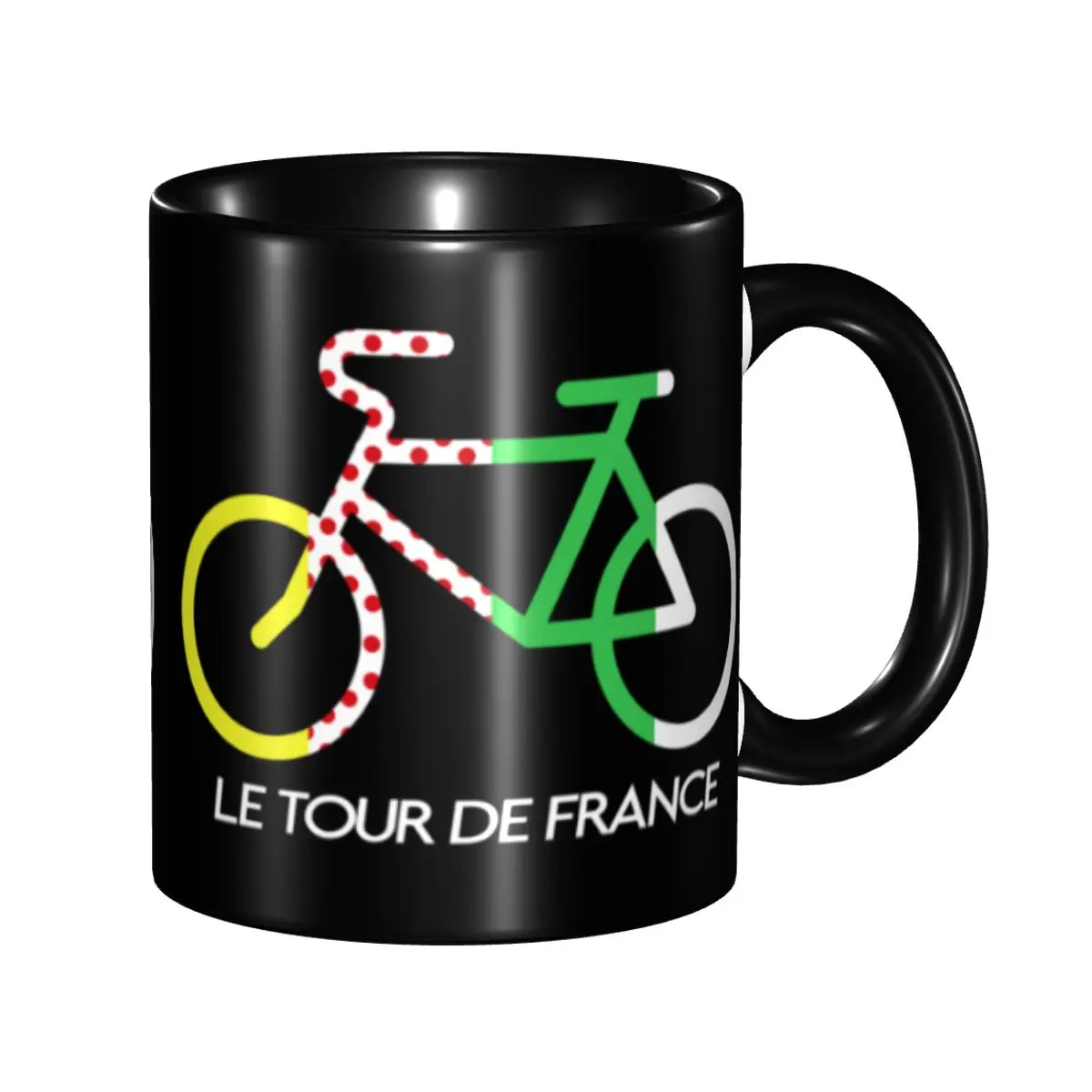 Tour De France Cycling Race Mugs Customized Coffee Ceramic Mug Cup Creative Gift