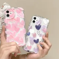 Cute Love Heart Case For Infinix GT 20 Pro Note 40 Pro Hot 40i 30i 20i 20 4G 12 30 9 Play Smart 8 7 TECNO SPARK GO 2024 20 20C