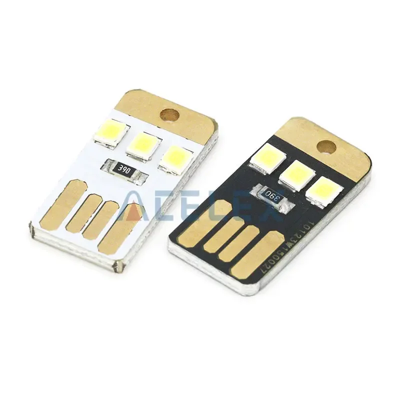 5pcs Mini super bright USB keyboard light notebook computer mobile power supply chip LED Nightlight free shipping