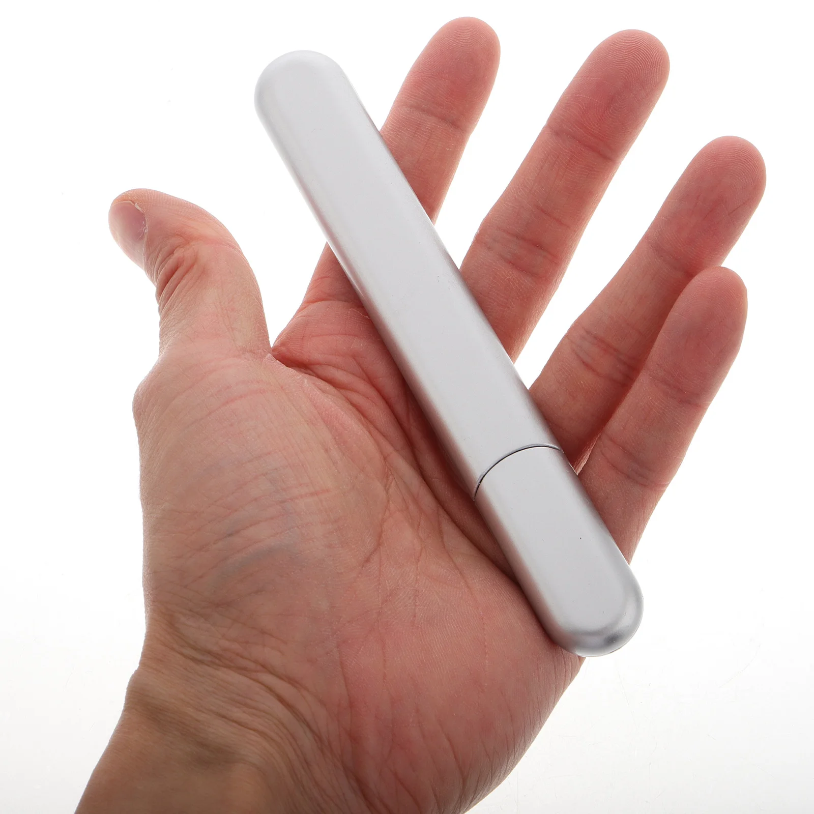 

Ergonomic Handle Glass Nail File Crystal Fingernail Shaper Polishing Buffer Tool Fine Texture Compact Design Glass