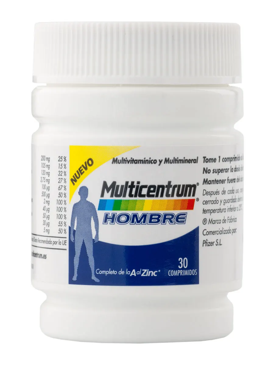 Multicentrum man 30 tablets-multivitamin and multimineral complex specifically formulated for men up to 50 years