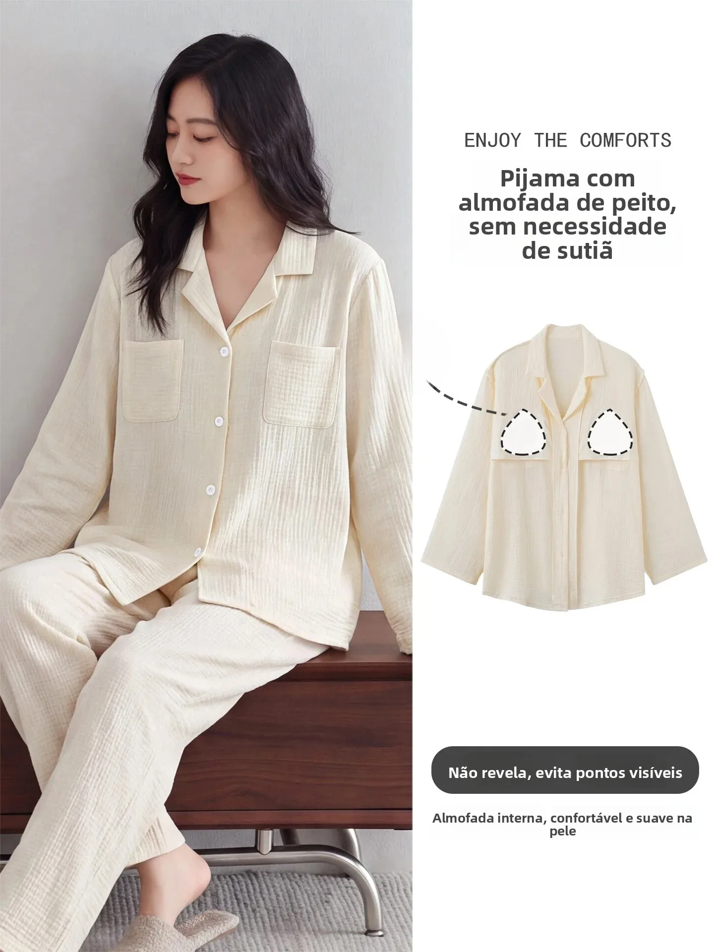 chemise-de-nuit-en-coton-a-double-epaisseur-pour-femmes-a-manches-longues-vetements-d'interieur-design-integre-tissu-doux-et-confortable-ideale-pour-le-printemps-et-l'automne