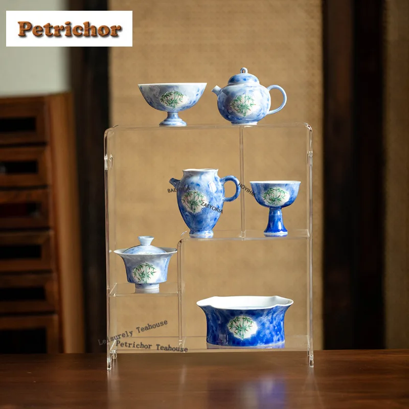 145ml Hand-painted Bamboo Teapot Antique Tea Infuser Pot Tea Making Kettle with Ball Hole Green Tea Drinkware Accessories Craft