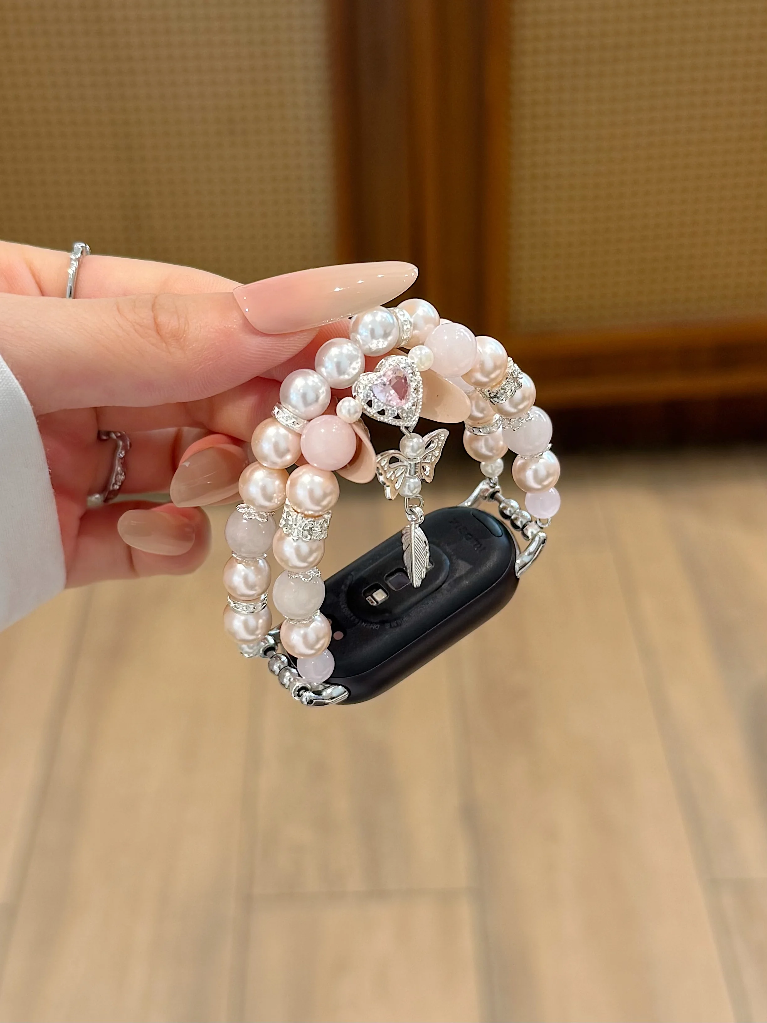 Suitable for light luxury metal watch straps Xiaomi Band 8Pro/9Pro，For Mi band 3/4/5/6/7，8/8NFC/9/9NFC/10/10NFC，For Redmi Watch5