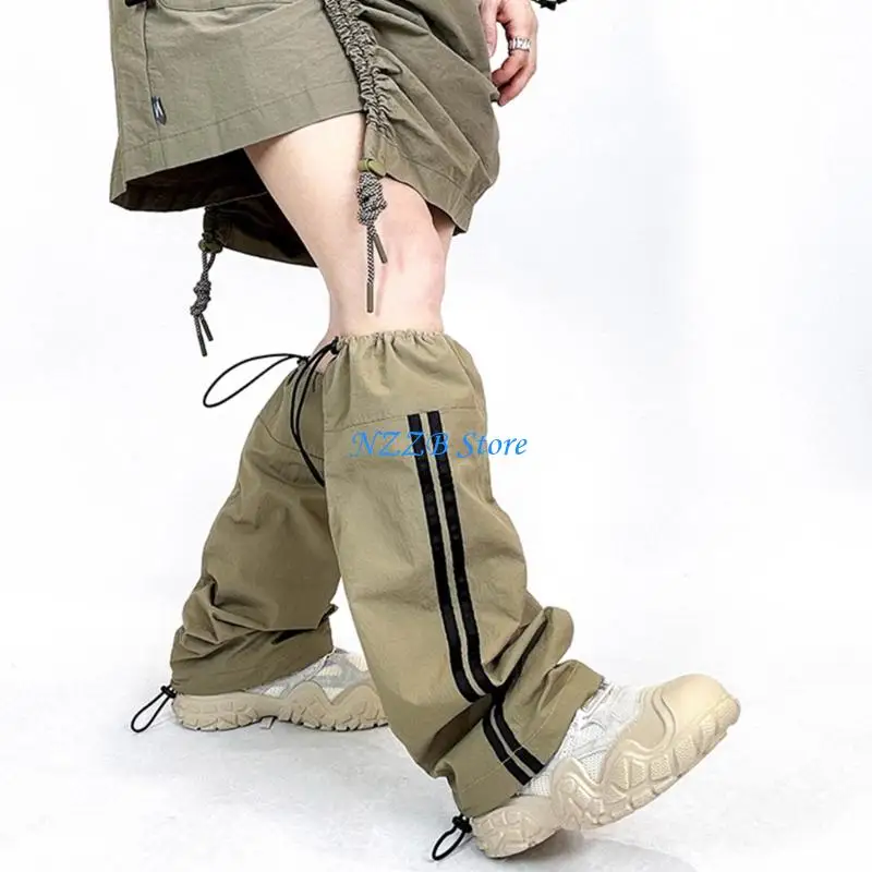 

T21F Women Flared Leg Warmers Fashion Long Leg Socks Gothic Punk Loose Leg Covers Stockings Subculture Leg Sleeves Gifts