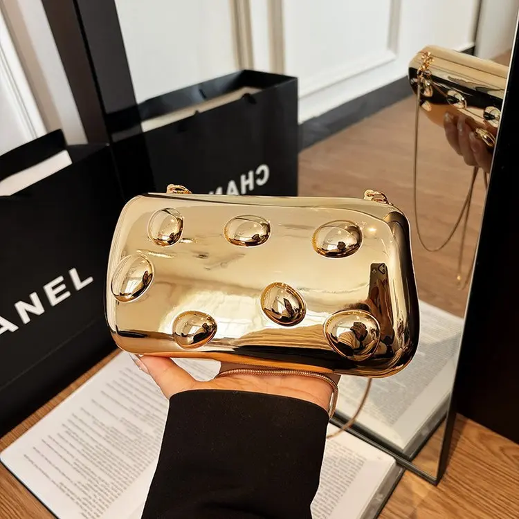 

Элегантный акриловый вечерний клатч 2025 года, женский дизайнерский кошелек через плечо, роскошная гала-сумка через плечо, шикарный ручной кошелек