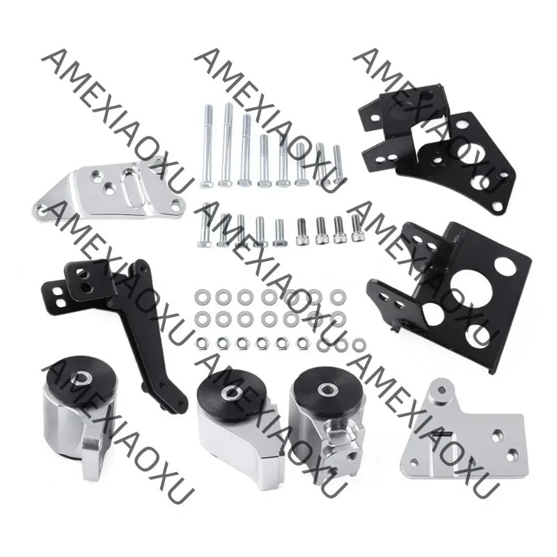 

New Engine motor Mounts Bracket K-Swap EK for 96-00 Honda Civic K20 K24 K-Series 70A EK Chassis EKK2 DOHC K-series
