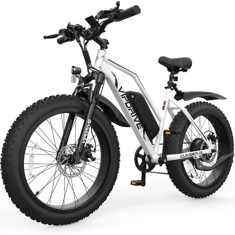 

Electric Bike for Adults with 500W Motor, 48V 13AH Removable Battery, 26" Electric Bicycle Fat Tire E-Bike 22MPH