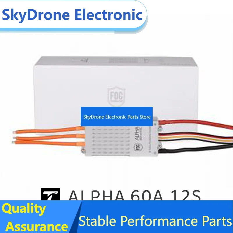 SkyDElESC ALPHA 60A 12S V1.2 T-MOTOR Released 12S HV Speed Controller For RC Multirotor FPV Plane Brushless Motor MN605S U