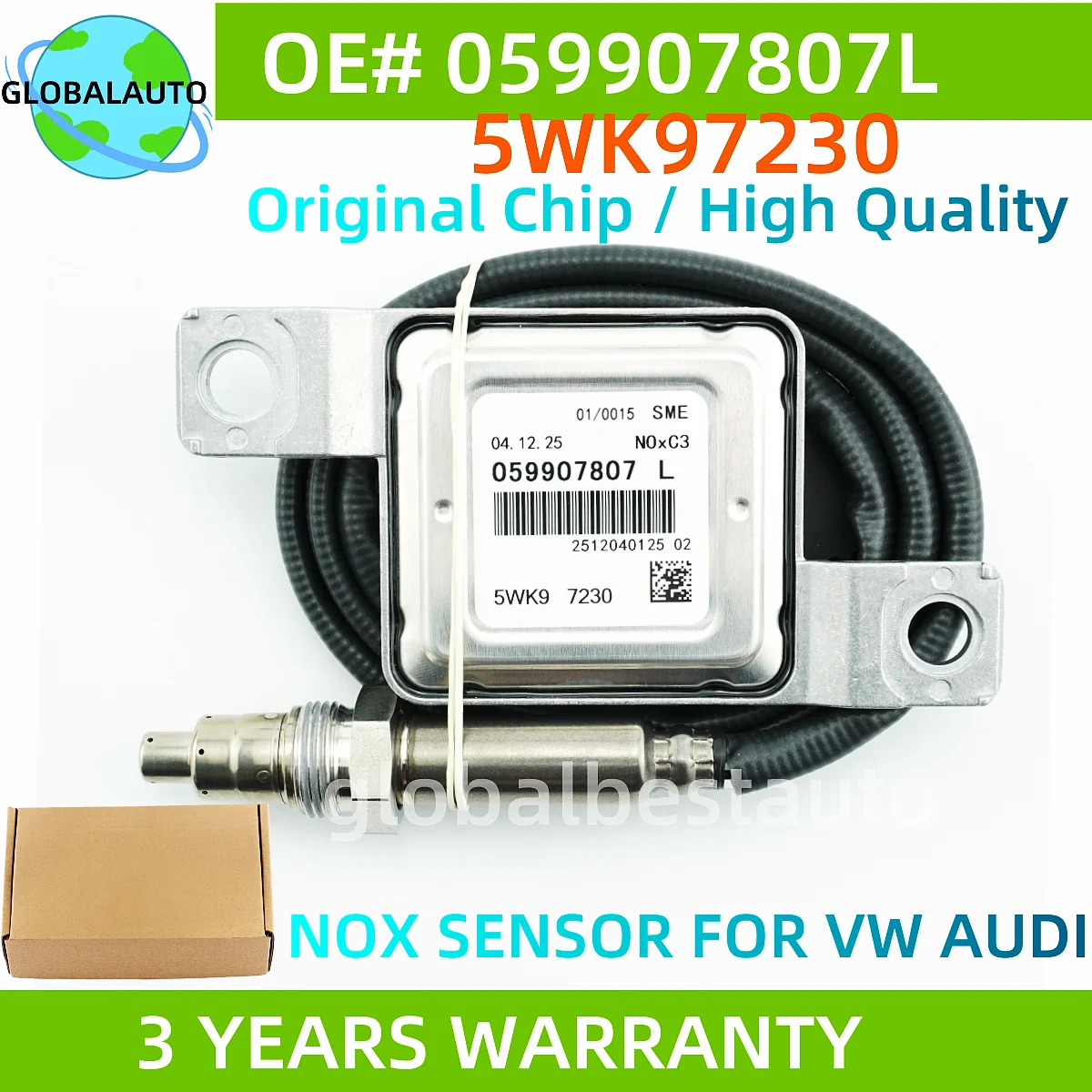

059907807L 5WK97230 Upstream Nox Sensor fit For VW TOUAREG 3.0 V6 4.2 V8 TDI FSI 2010-2018 CVVA CVWA NO# 059907807 L 5WK9 7230