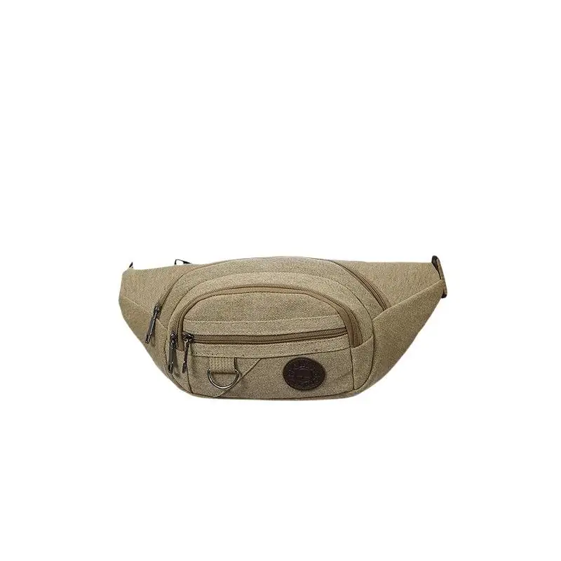Lässige Canvas-Gürteltasche Hüfttasche Handytasche Bananentasche Bauchtasche für Herren – Detail 5