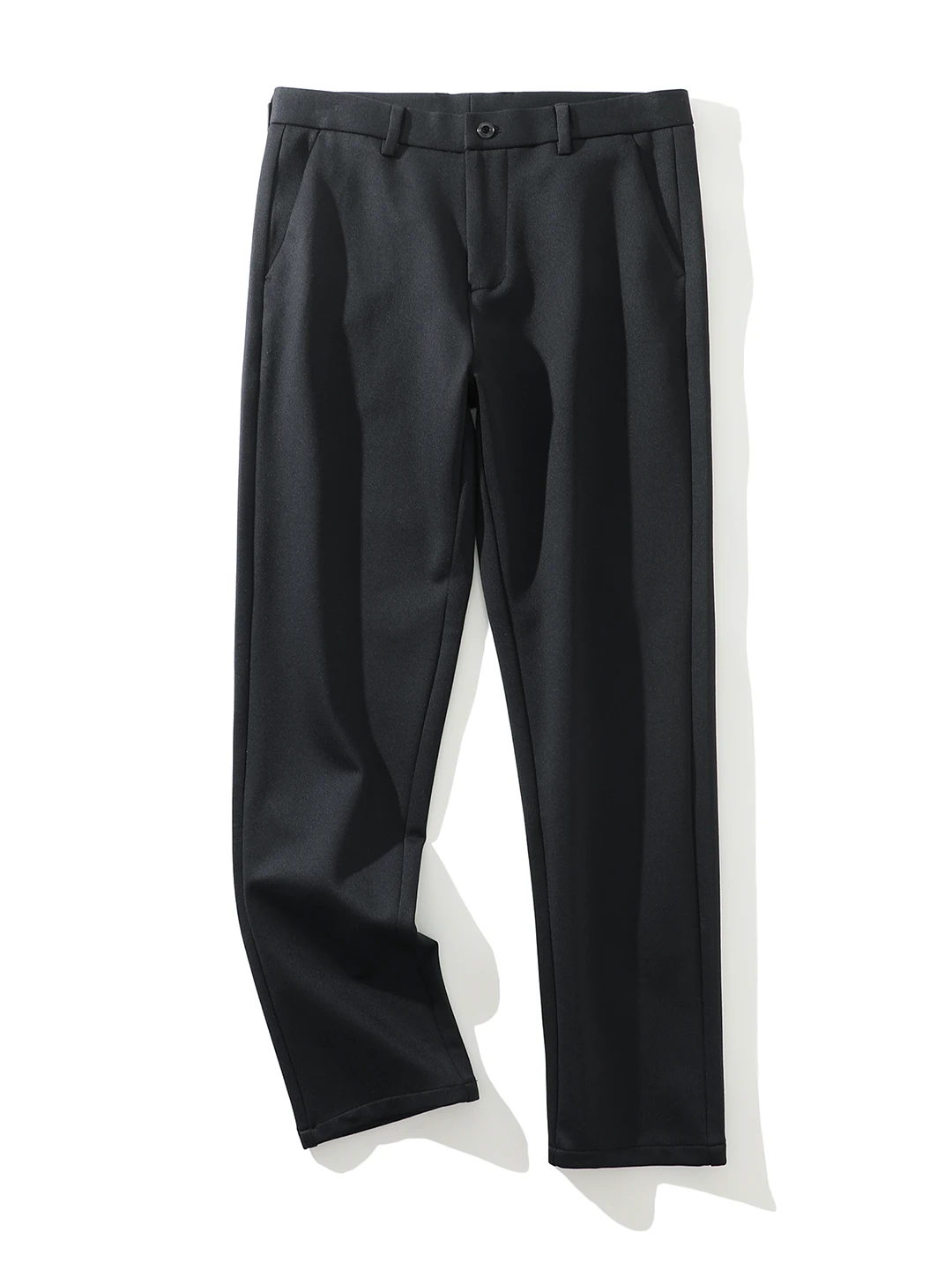 

Высококачественные гладкие термостойкие ветрозащитные однотонные мужские повседневные брюки с защитой от сминания, рекомендуемые, утепленные